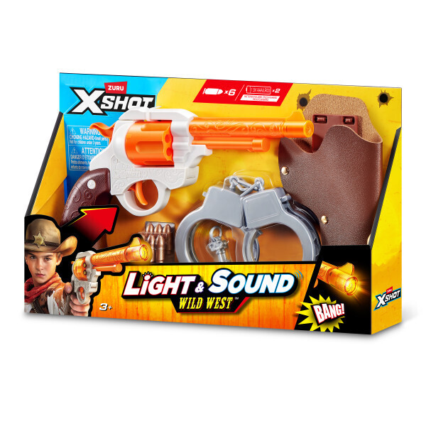 Blaster Wild West avec sons et lumières Zuru XShot