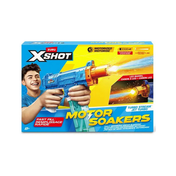 Pistolet à eau XShot Water Turbo Stream Motor Soaker 