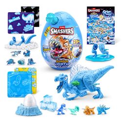 Smashers - Pack de 2 Mini Jurassic Light Up Ice Age