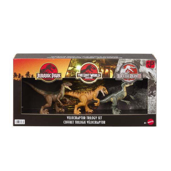 Coffret 3 figurines Vélociraptor - Jurassic World