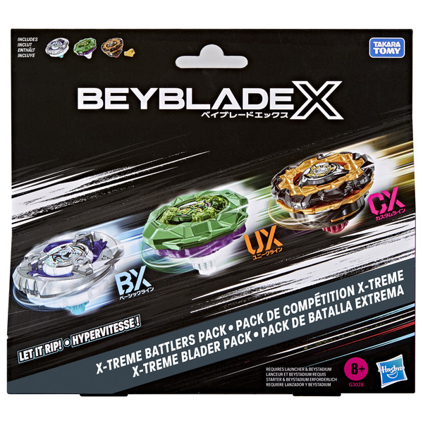 Pack de compétition X-treme 3 toupies - Beyblade X