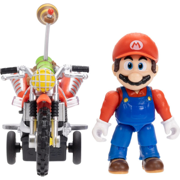 Figurine Mario avec moto rétractable - Film Super Mario Galaxy