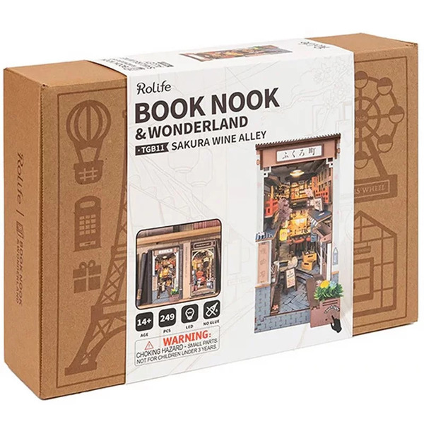 Maquette serre-livres - Sakura Wine Alley (249 pièces)
