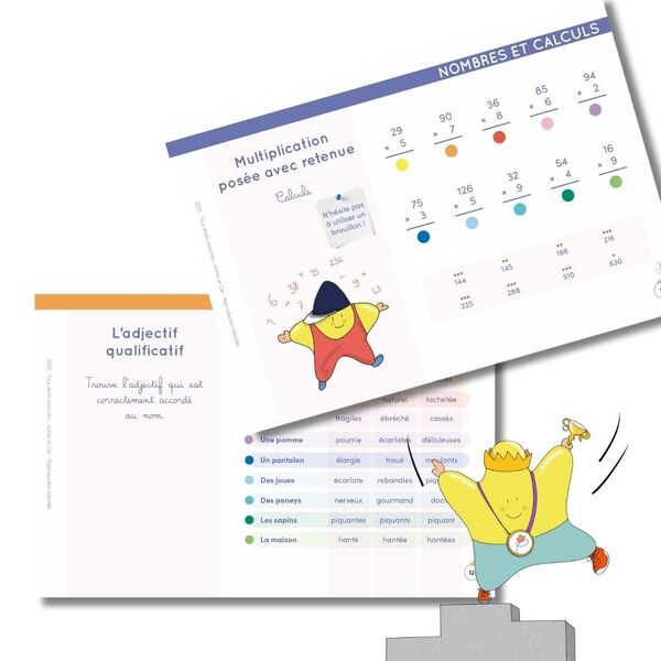 Chevalet CE2/CM1/CM2 – Français et Mathématiques