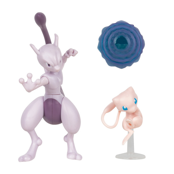 Pack 2 figurines Pokémon - Mew et Mewtwo - 5 /11cm