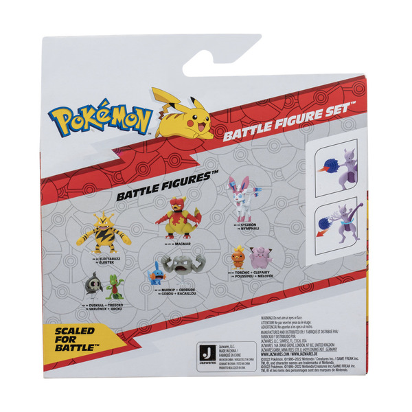 Pack 2 figurines Pokémon - Mew et Mewtwo - 5 /11cm