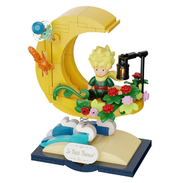 Figurine Pantasy à construire - Le Petit Prince et renard sur la lune