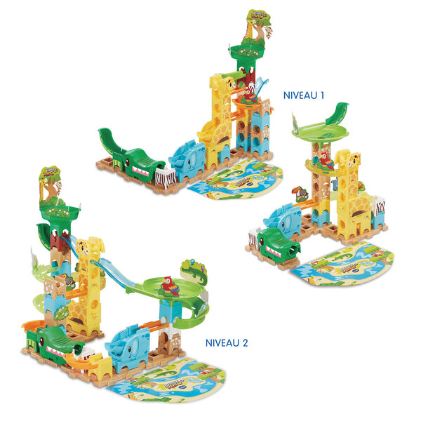 Circuit à billes magnétiques Marble Rush  - Animal Set J100