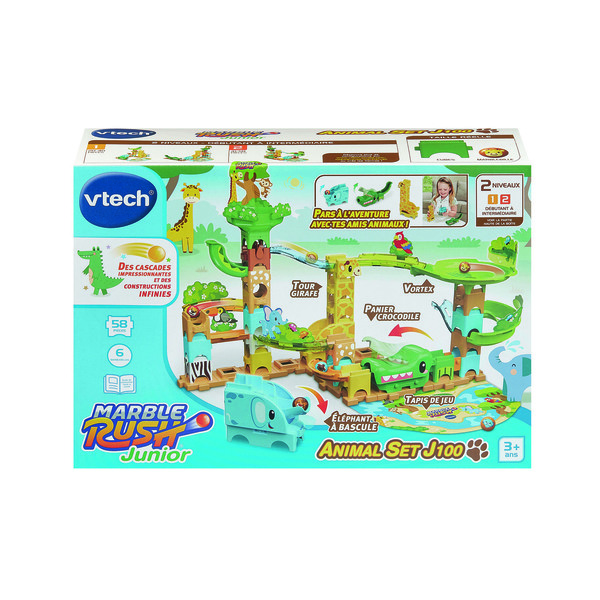 Circuit à billes magnétiques Marble Rush  - Animal Set J100