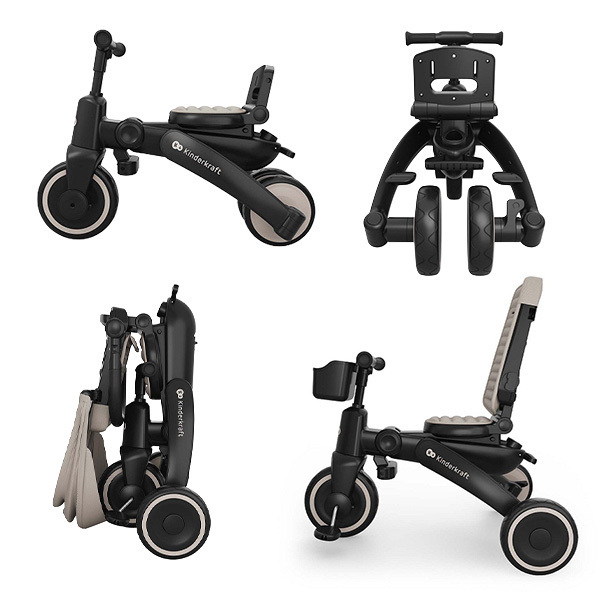 Tricycle évolutif et pliant JAZZ 3 6-en-1 - beige
