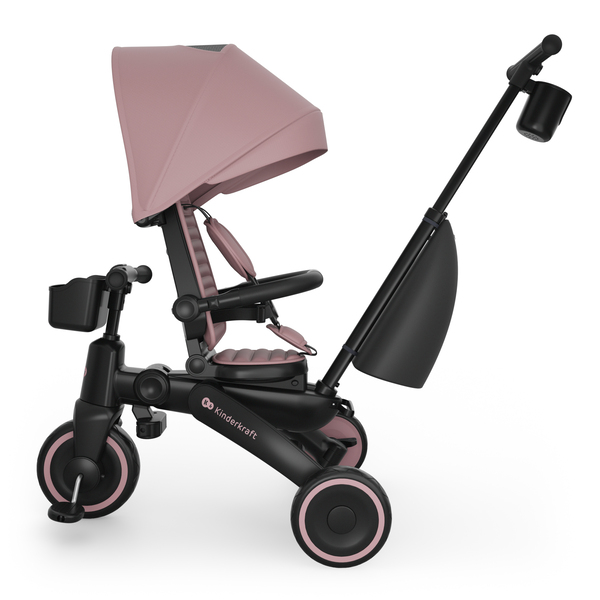 Tricycle évolutif et pliant JAZZ 3 6-en-1 - rose