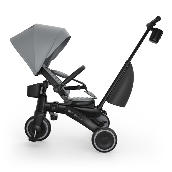 Tricycle évolutif et pliant JAZZ 3 6 en 1 - gris