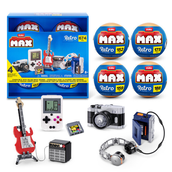 Coffret 4 capsules MAX Rétro série 2 