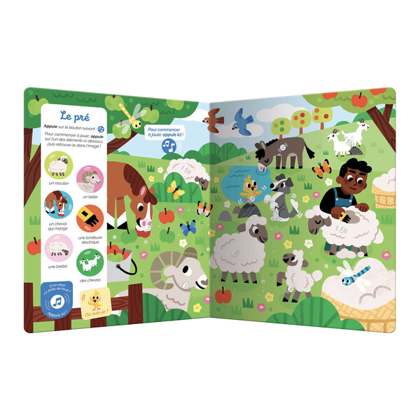 Cherche et trouve des tout-petits sonore - La ferme