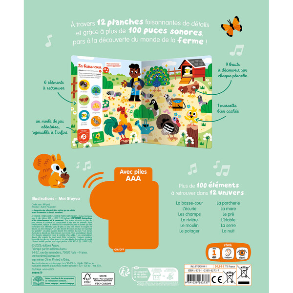 Cherche et trouve des tout-petits sonore - La ferme