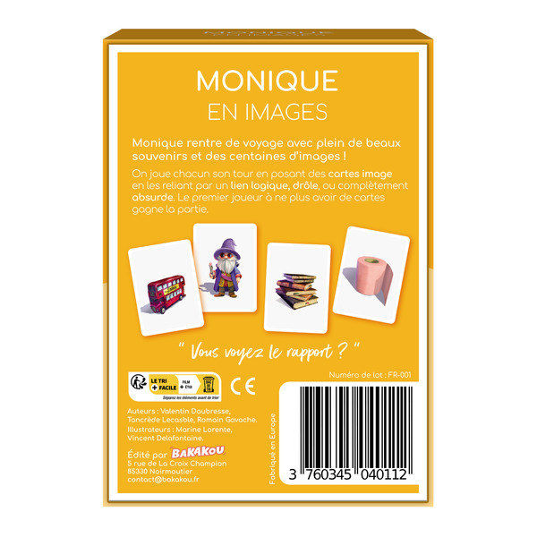 Monique en images - Jeu de bluff