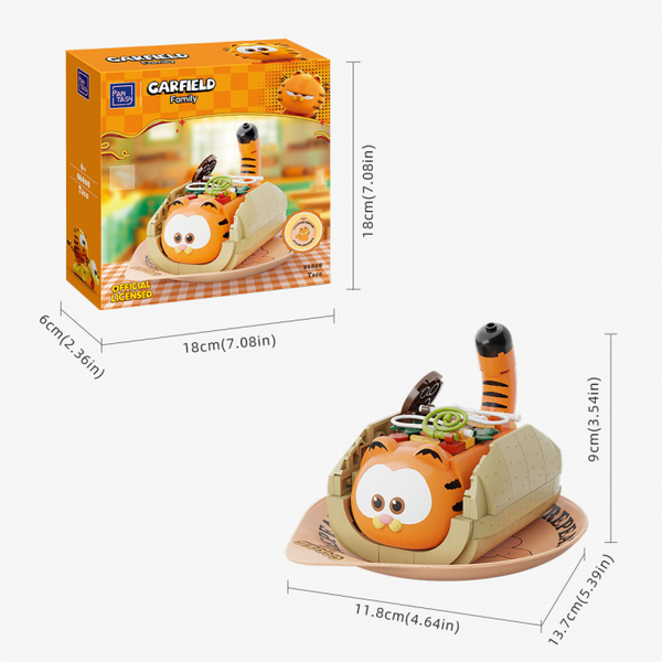 Figurine Pantasy à construire - Garfield taco