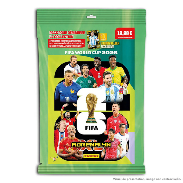 Pack de démarrage Panini - Coupe du Monde FIFA 2026™ Adrenalyn XL™