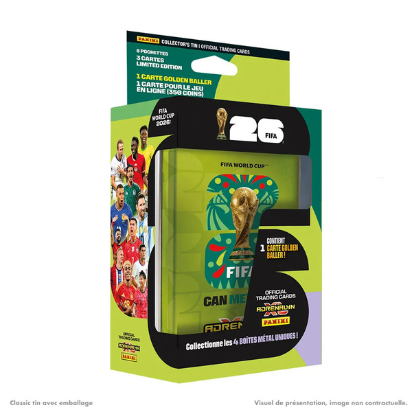 Boite métal grand format Panini - Coupe du Monde FIFA 2026™ Adrenalyn XL™