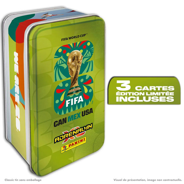 Boite métal grand format Panini - Coupe du Monde FIFA 2026™ Adrenalyn XL™