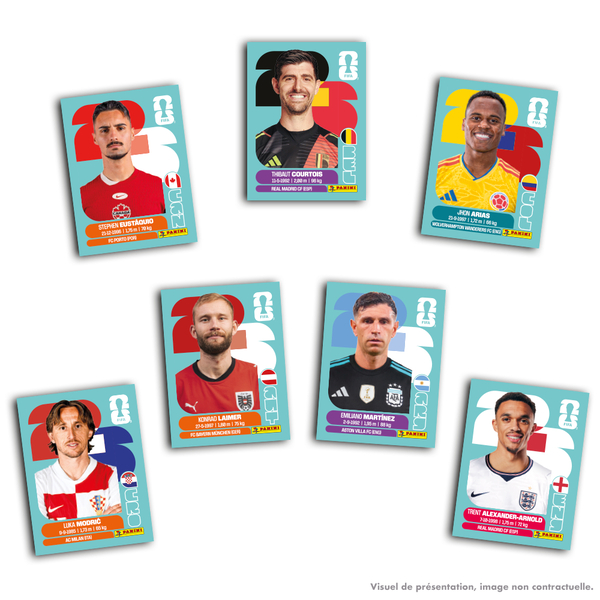Blister 8 pochettes stickers Panini - Coupe du Monde FIFA 2026™ Adrenalyn XL™