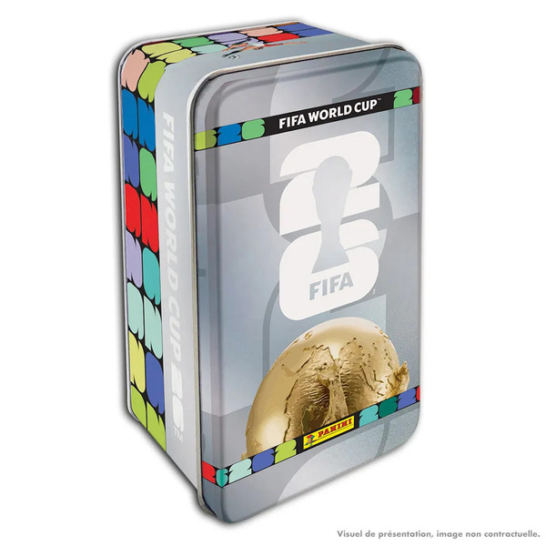 Boite métal stickers Grand Format Panini - Coupe du Monde FIFA 2026™ Adrenalyn XL™