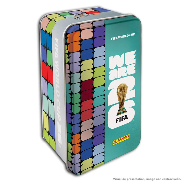 Boite métal stickers Grand Format Panini - Coupe du Monde FIFA 2026™ Adrenalyn XL™