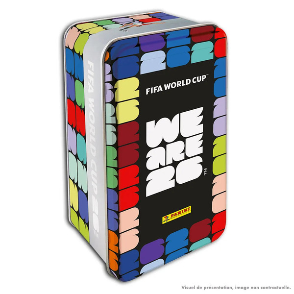 Boite métal stickers Grand Format Panini - Coupe du Monde FIFA 2026™ Adrenalyn XL™