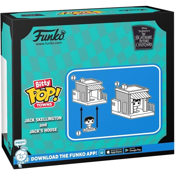 Pack Bitty Pop! Town L Étrange Noël de Monsieur Jack - Jack Skellington à la maison