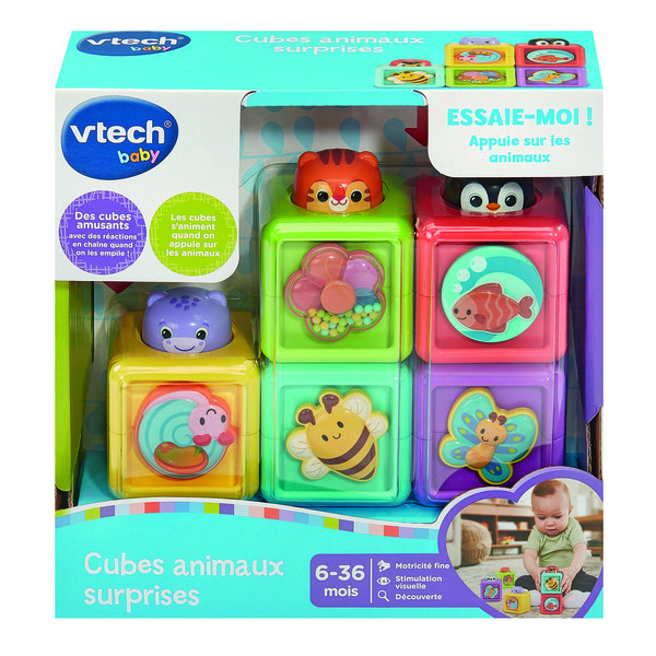 Cubes animaux surprises