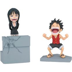 Figurine One Piece Monkey D. Luffy et Nico Robin 