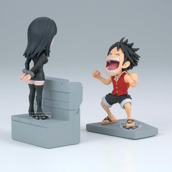 Figurine One Piece Monkey D. Luffy et Nico Robin 