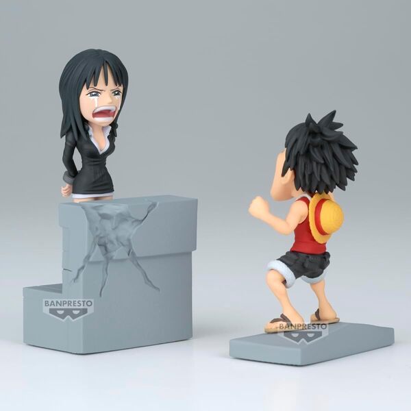 Figurine One Piece Monkey D. Luffy et Nico Robin 