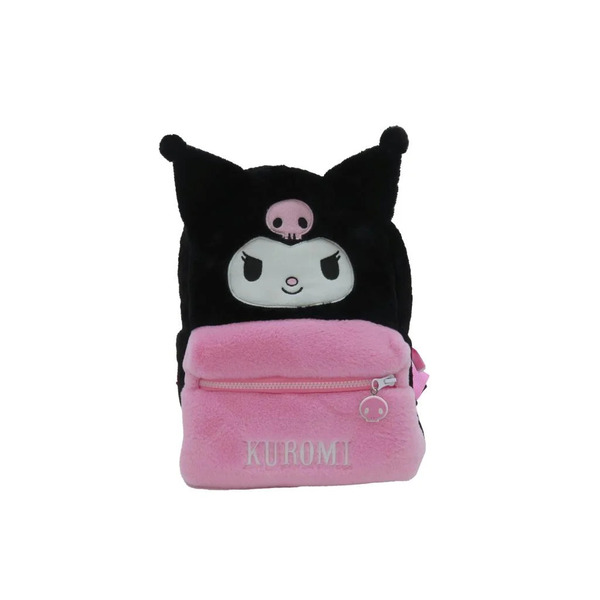 Sac à dos fourrure Kuromi 30cm