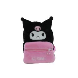 Sac à dos fourrure Kuromi 30cm