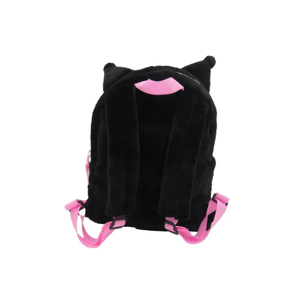 Sac à dos fourrure Kuromi 30cm
