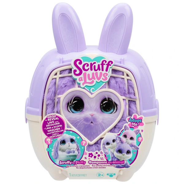 Peluche mystère Scruff a Luvs lapin violet (modèle aléatoire)