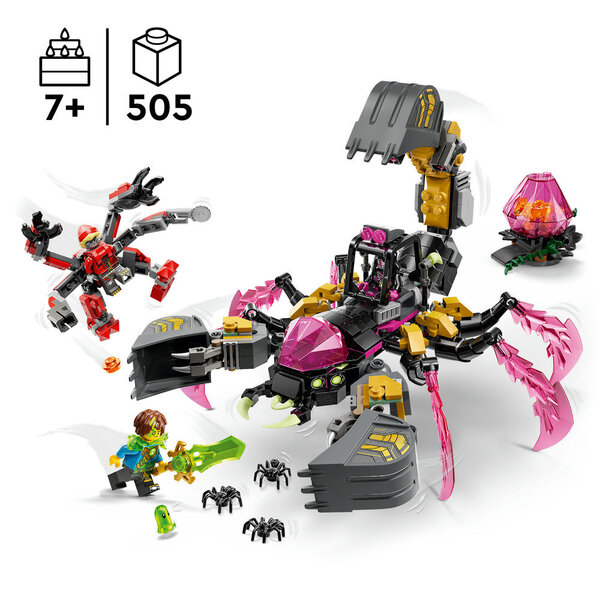 71513 - LEGO® DREAMZzz - La pelleteuse scorpion des cauchemars
