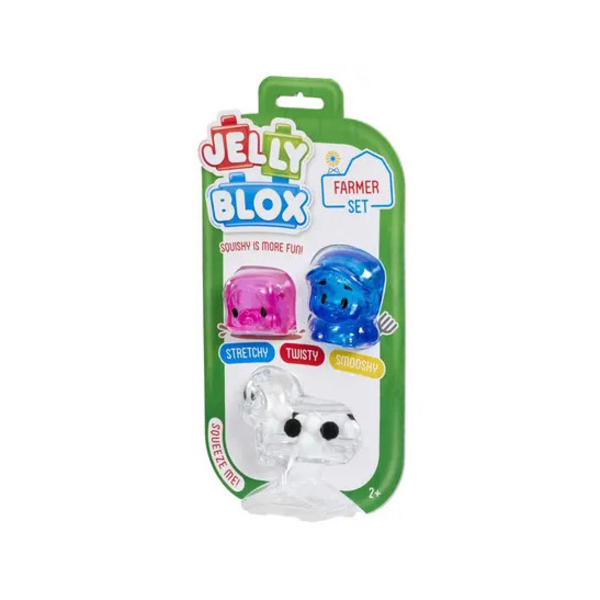 Jelly Blox - Animaux de la ferme x3 (modèle aléatoire)