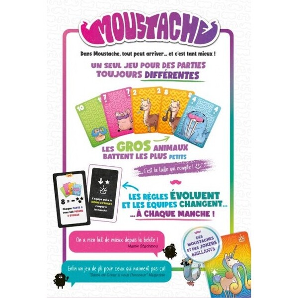 Moustache - Jeu de plis