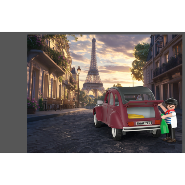 72097 - Playmobil Citroën 2 CV décapotable