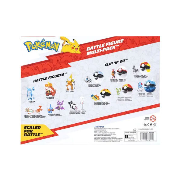 Pack de 6 figurines 5 cm - Pokemon