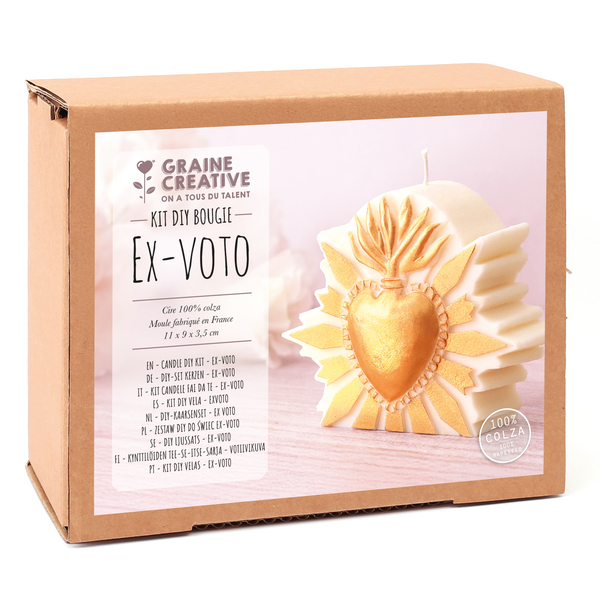 Kit créatif DIY – Bougie Ex-Voto