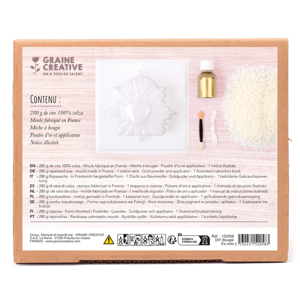Kit créatif DIY – Bougie Ex-Voto