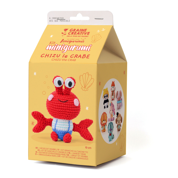 Kit crochet Minigurumi – Crabe