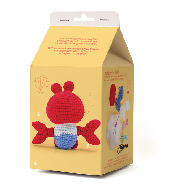 Kit crochet Minigurumi – Crabe