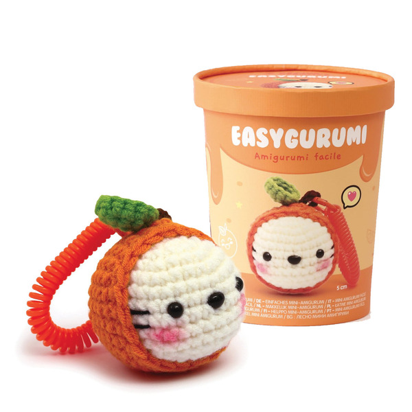 Kit porte-clé Easygurumi DIY - Clémentine