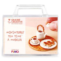Kit FIMO miniatures à modeler - Tea time