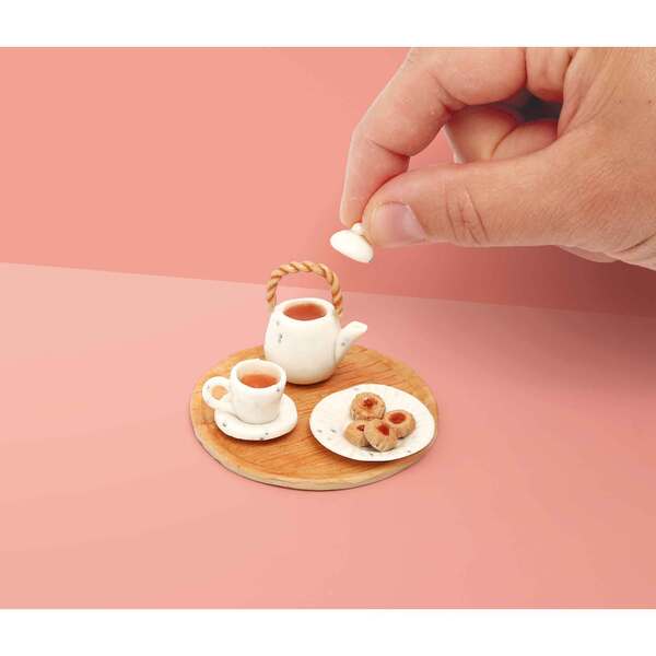 Kit FIMO miniatures à modeler - Tea time