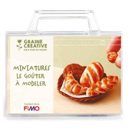 Kit FIMO miniatures à modeler - Le goûter